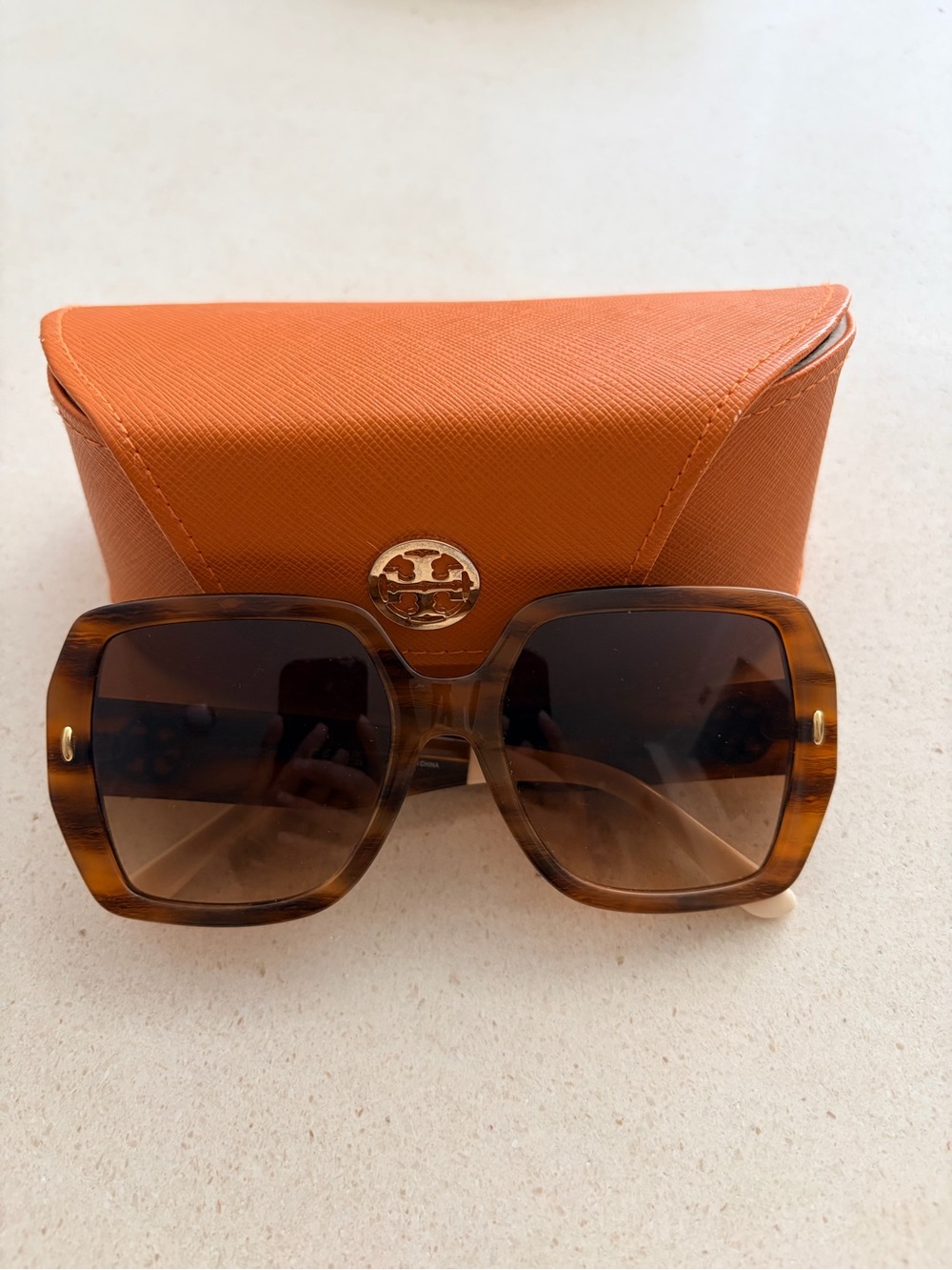 Tory Burch Brown Tortoiseshell Miller Sunglasses style TY7191U